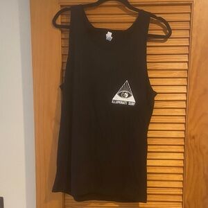 Illuminati Surf Black Tank Top Medium